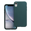 Puzdro gumené Apple iPhone XR Matt tmavo-zelené