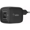 Belkin Duální 45W USB-C Power Delivery GaN PPS nástěnná nabíječka, černá WCH011vfBK