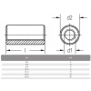 Matica M5x25 TRUBKOVÁ ZN