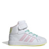 adidas Girls Grand Court Trainers White/Pink 5 (38)