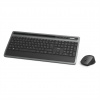 Hama KMW-600, set bezdrôtovej multimediálnej klávesnice a myši, antracitová/čierna 182685