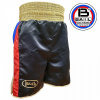 Boxerské trenírky BAIL, 10 cm pas, česká vlajka, Satén S