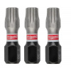 Milwaukee SHOCKWAVE IMPACT DUTY TX30 Šrobovacie bity 25mm, 3ks
