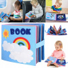 QUIET BOOK POKOJNÁ MONTESSORI VZDELÁVACIA HRAČKA PRE MALÉ DETI