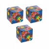 Kruzzel 24743 Antistresová magnetická kocka 3 ks