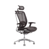 OFFICE PRO s.r.o. Kancelárska stolička LACERTA s podhlavníkom, čierna