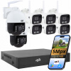 Sada kamier DVS WiFi 5 Mpx, 6 pevných + 2 otočné, IP66