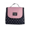 Meatfly Dámska kozmetická taška Cara Black Dots