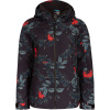 O'Neill ADELITE JACKET čierna,červená Dámska lyžiarska/snowboardová bunda XS