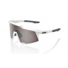 Okuliare 100% Speedcraft Matte White/Hiper Silver Mirror