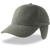 Atlantis Headwear Kšiltovka Snow Flap Stopper-S s ochranou uší, 6 panelová baseballová COT33025867099-dark grey Šedá tmavá UNI