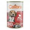 Calibra Dog konz.Beef,liver&veget. in jelly 12x1240g (Calibra konzerva pre psy s hovädzím a pečeňou so zeleninou v želé)