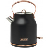 Černá rychlovarná konvice Haden Heritage Black and Copper 206565