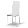 Kondela COLETA NOVA BI/BI 0000182178 - stolička jedálenská ekokoža biela/biely kov