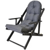ROJAPLAST Záhradné kreslo BORNEO, antracit