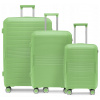 PUCCINI Súprava 3 CESTOVNÝCH KUFOV PP 4 Kolieska Tvrdé 3v1 PP029-5