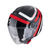 Prilba Scorpion EXO-CITY II RIVA Black Red Veľkosť: XL (61-62 cm)