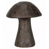 Skandi Dekoratívny hríbik boho tmavohnedý – 14 cm a 17 cm, vhodný aj do exteriéru Veľkosť: 14 cm