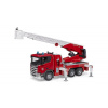 Bruder 3591 Hasičské auto Scania s rebríkom
