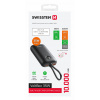 Swissten POWER BANK VOLTBOX 35W 10000 MAH S INTEGROVANÝMI KABELY USB-C A LIGHTNING ČERNÁ