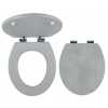 Novaservis WC sedátko, MDF s potlačou, panty kov - chróm WC/SOFTSTONE1