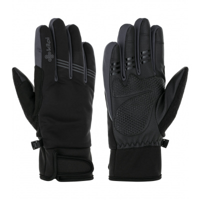 Kilpi CINQO-U Unisex zateplené rukavice na bežky SU0704KI Čierna XL