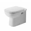 Duravit D-Code - Stojace WC, zadný odpad, biela 21150900002