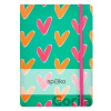 Spoko Notes poznámkový Creative II (malé srdce) A5 linajkový 96 listov