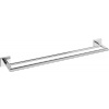 Sapho X-SQUARE držiak uterákov dvojitý 650mm, chróm SPH XQ404
