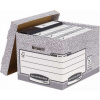 Fellowes BANKERS BOX Archívna krabica s odnímacím vekom sivá/biela 32,5 x 28 x 38,5 cm
