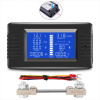 LCD DC Digitálny monitor Voltmeter Ampérmeter Wattmeter Indikátor batérie