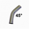 Koleno hliníkové 45°, D: 63mm, (Dĺžka: 35cm)