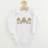 Detské body s potlačou New Baby Ľudový vzor - 56 (0-3m)