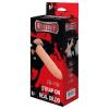 RealStuff Strap-On - úzky, pripínateľný dildo (prírodná farba)