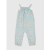 GAP Baby ľanový kvetovaný overal Modrá 18-24M Modrá Modrá