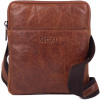 Taška přes rameno Segali Pánská taška přes rameno kožená 9091, koňak (57T)
