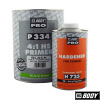 BODY PRO P 334 2K HS Filling Primer 4:1 základový akrylátový plnič + tužidlo H 725, sada Barva (odstín): šedý, Velikost balení: 4 l + 1 l