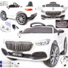 Automobil Mercedes biely, červený