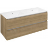 Sapho EZARA dvojumývadlová skrinka 120x55x46cm, dub cuneo EZ121-2525