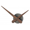 NOMON Dizajnové nástenné hodiny Nomon Axioma Graphite Walnut small 37cm