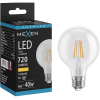 Mexen Vintis LED žiarovka filament E27, G80, 6W, Teplá - 2700K, 720 lm, priehľadná - L155-E27-0627-00