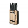 Sada nožů s blokem SWISS CLASSIC 11 ks - Victorinox (Blok s noži SWISS CLASSIC 11 ks bukové dřevo - Victorinox)