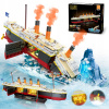 KLOCKI TITANIC TYTANIK LED 1880ks SADA