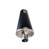 Slip-on exhaust GPR EVO4 ROAD SCOM.168.EVO4 Matte Black including removable db killer and link pipe