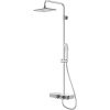STEINBERG 390 nástenný sprchový systém s termostatom, horná sprcha 258 x 186 mm, ručná sprcha 1jet, chróm, 3902700