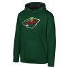 Outerstuff Dětská mikina Minnesota Wild NHL Prime Po Flc Hood -Home Veľkosť: Detské M (9 - 11 rokov)