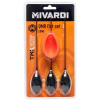 Mivardi sada kŕmidiel Method Feeder set QMR Flat Long L (30 g + 40 g + 50 g + mould)