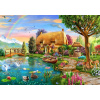 Puzzle 6000 Chatka pokrytá doškovou strechou (Puzzle 6000 Chatka pokrytá doškovou strechou)