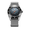 Nivada Grenchen Aquamar Grey - Grey Nato Strap + 5 rokov záruka a darček ZADARMO