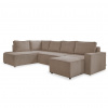 MID.YOU SEDACIA SÚPRAVA, textil, taupe - Online Only obývacie izby - 001454005602
